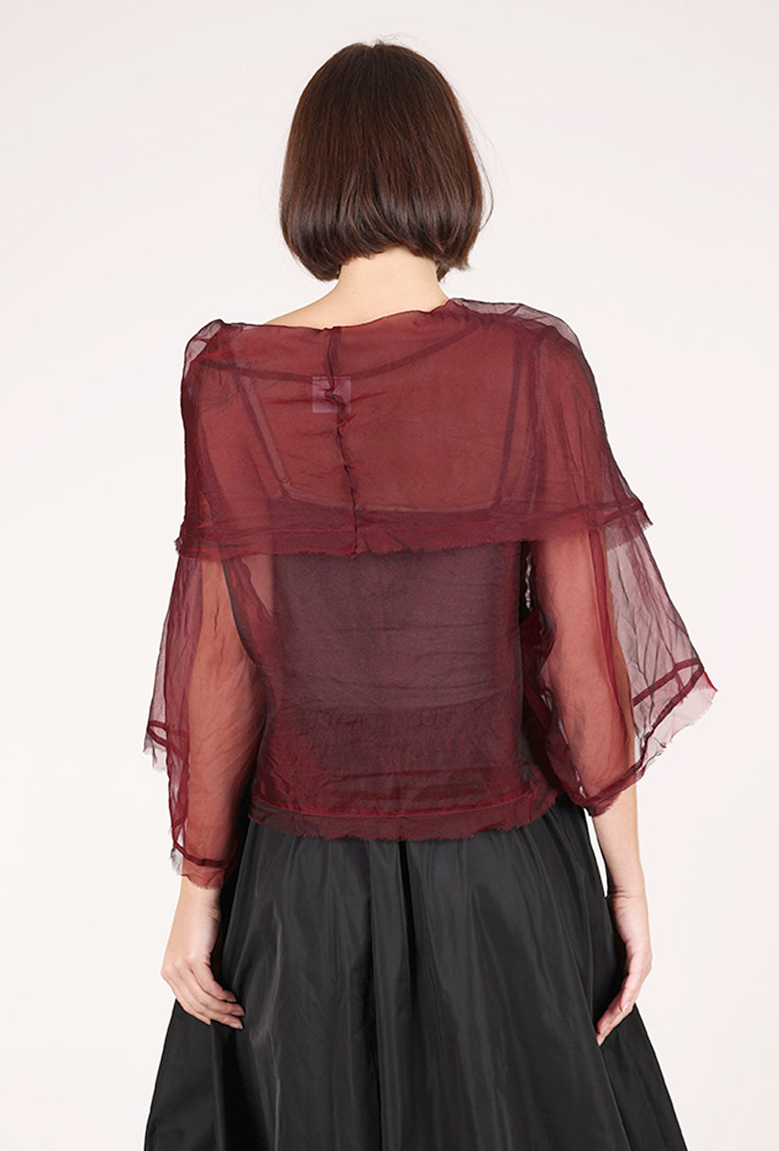 Planet Organza Jackie O Top, Port 