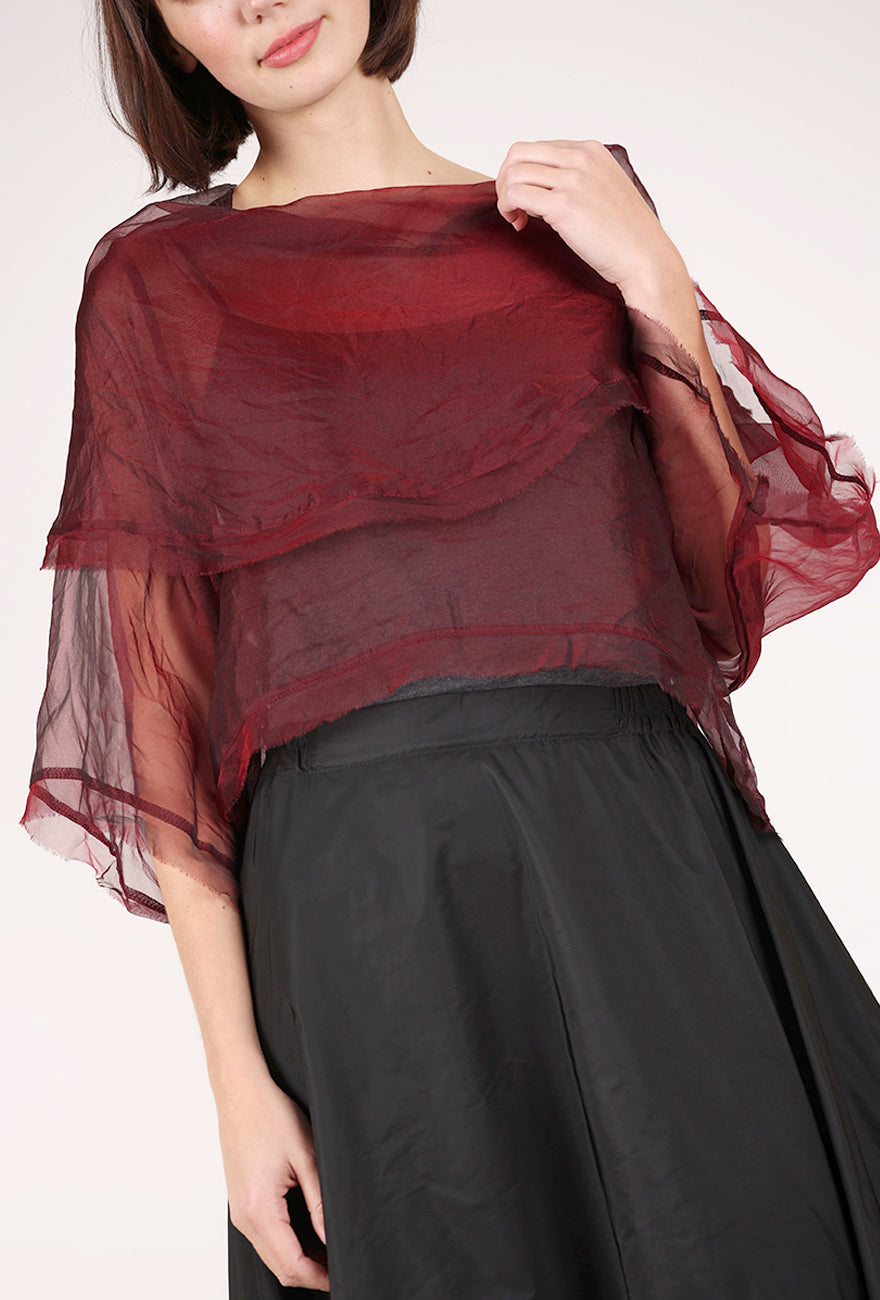 Planet Organza Jackie O Top, Port 