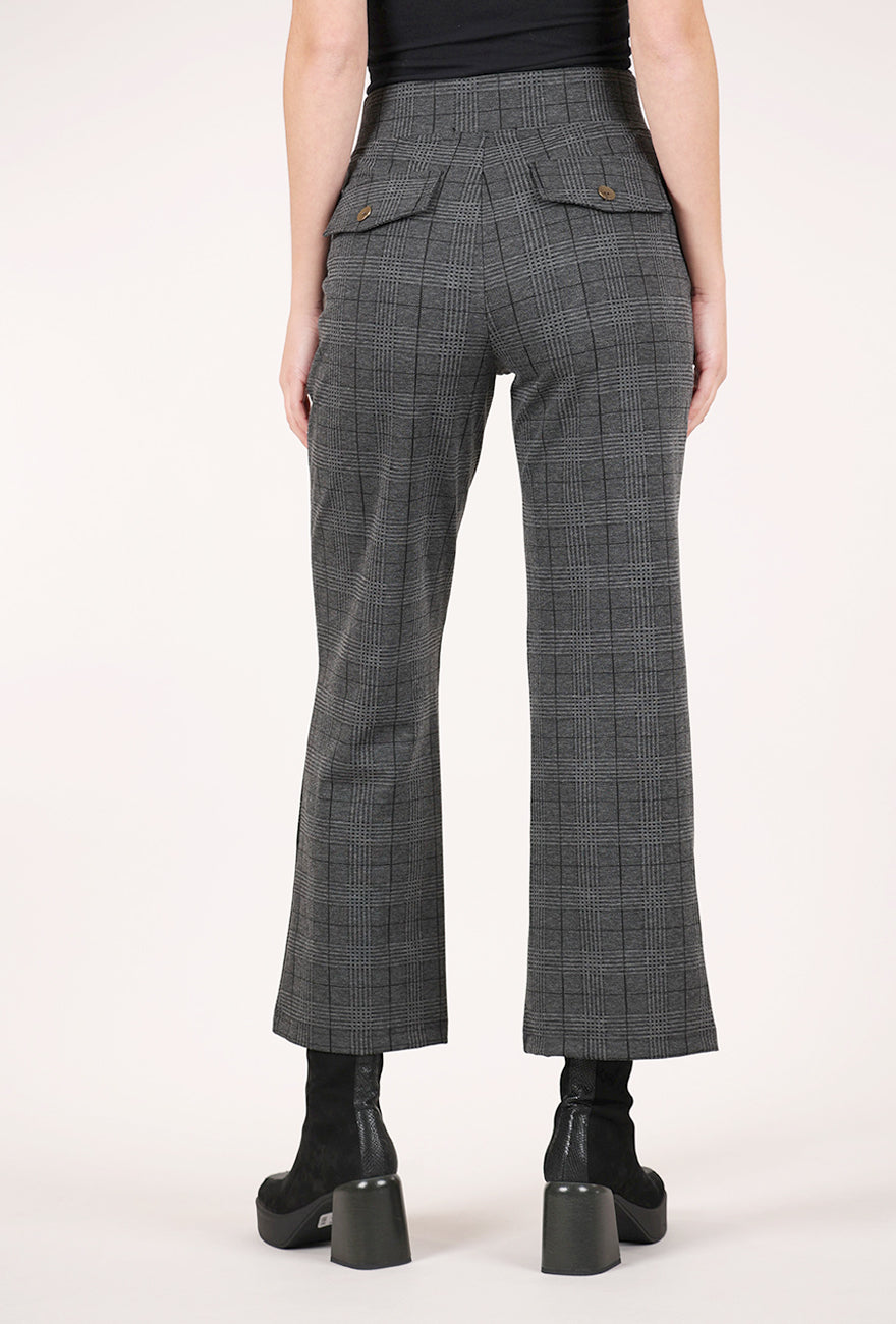 Linus Flare Pant, Charcoal