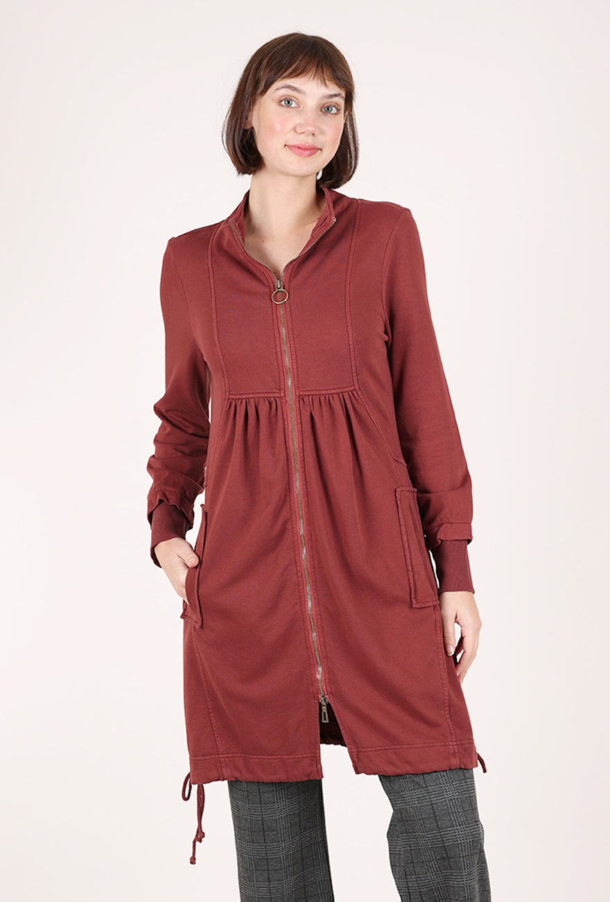 Fleece Funnel Neck Coat, Salem's Door