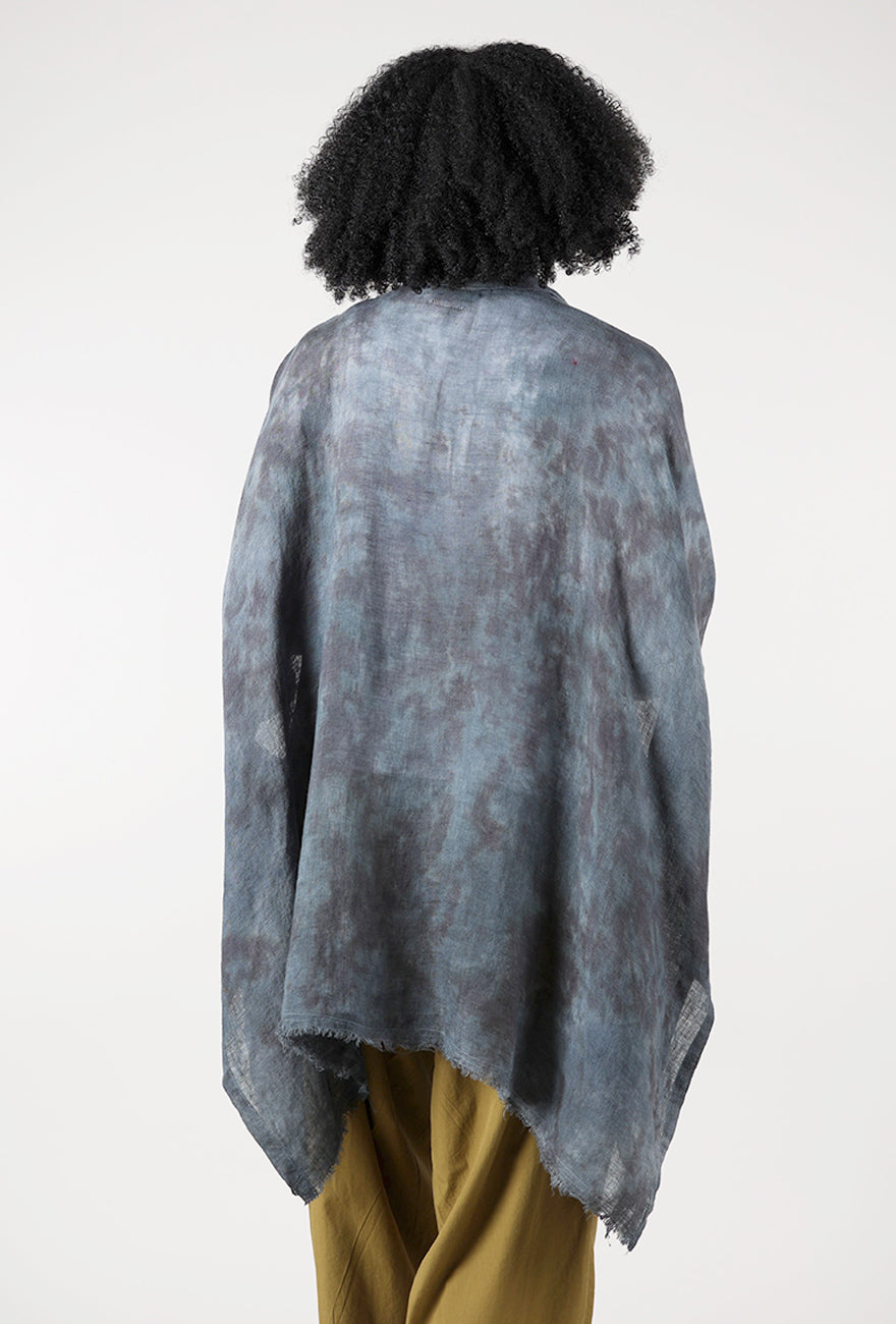 Oversize Linen Cardie, Night Angle 3