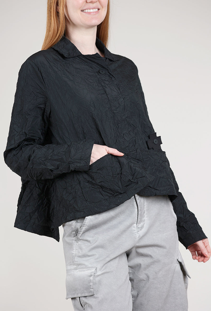 Pluslavie Crinkle Homey Jacket, Black 