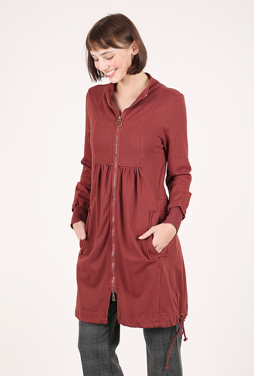Fleece Funnel Neck Coat, Salem's Door