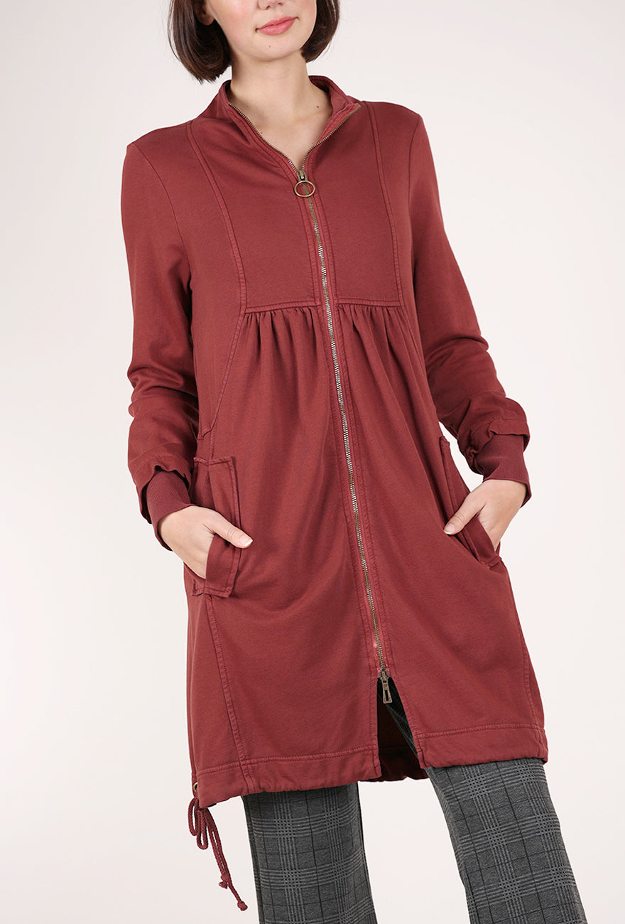 Fleece Funnel Neck Coat, Salem's Door