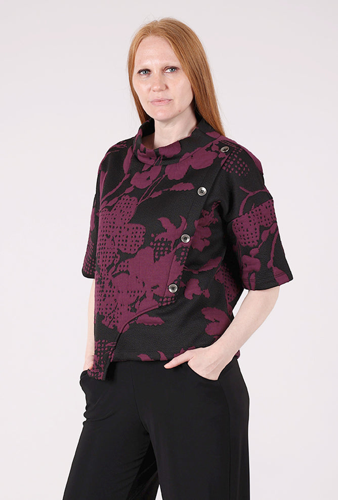 Chalet Melody Top, Sangria 