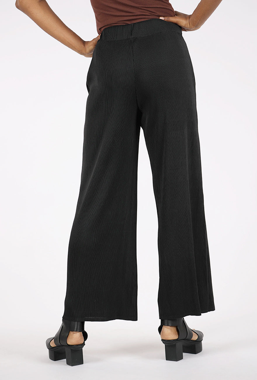 Olivia by Habitat Parisian Pleats Occasion Pants, Black 