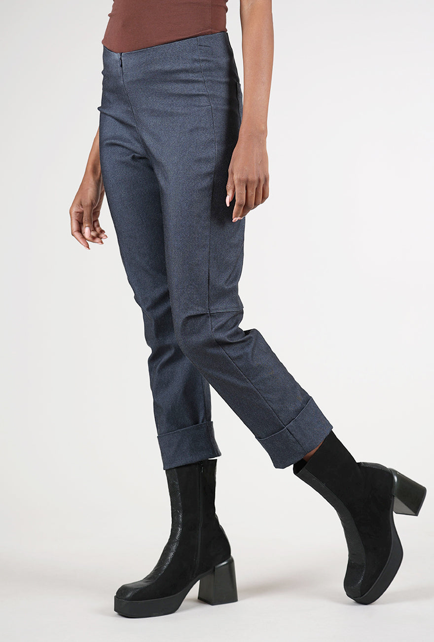 Porto Verona Crop Pants, Chambray 