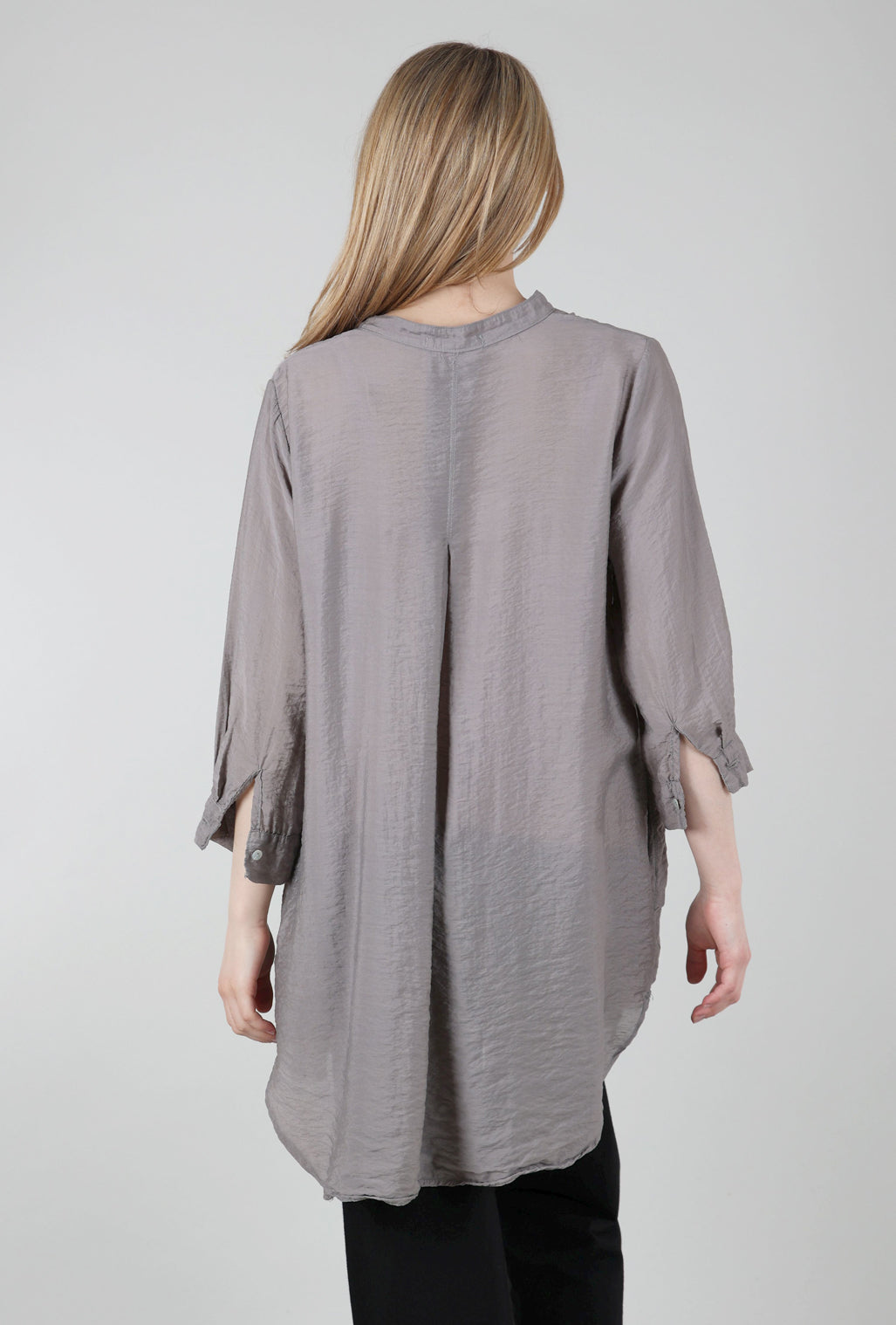 Cut Loose Henley Parachute Tunic, Cobblestone 