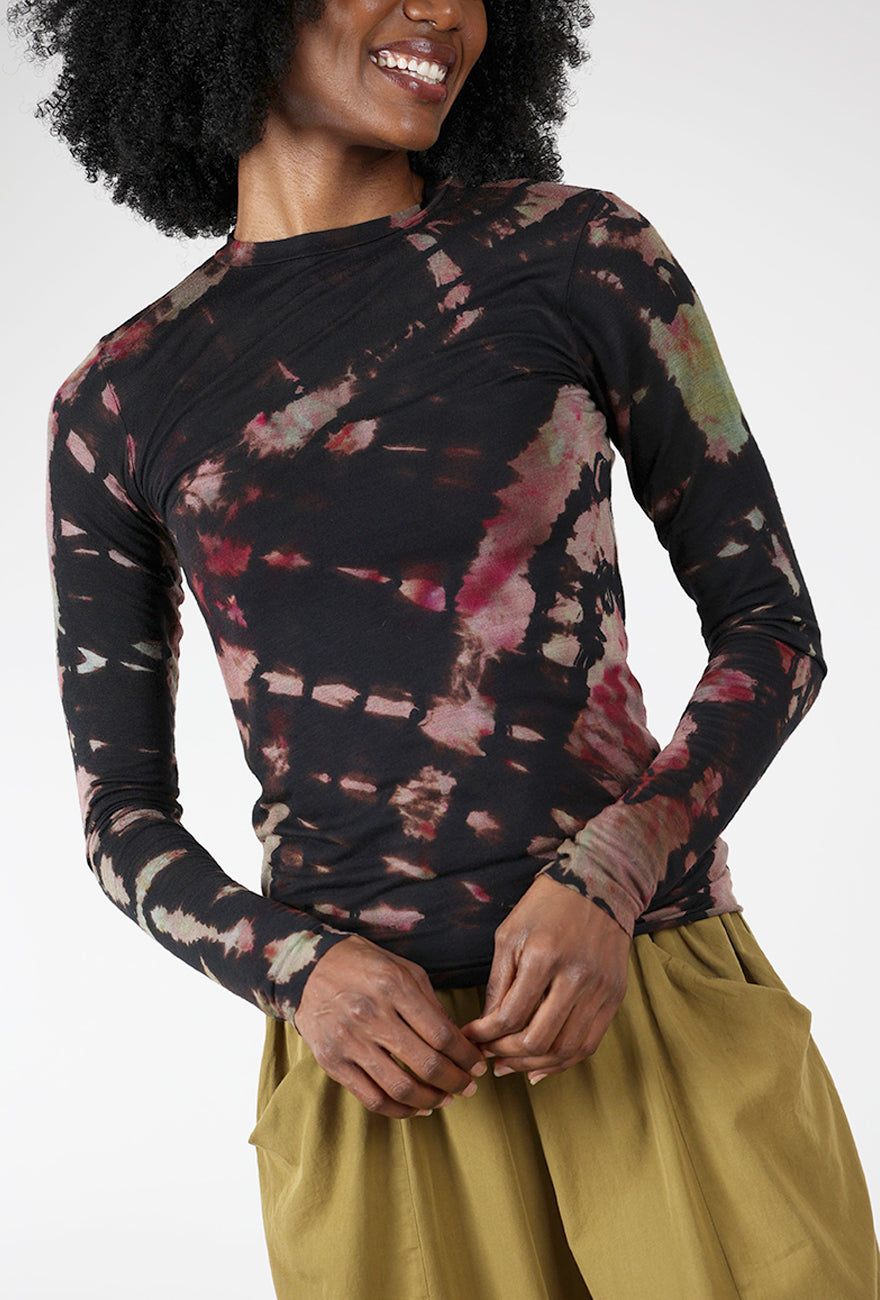 Dream Knit Spiral Tee, Storm