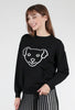 Pink Martini Doggy Sweater, Black 