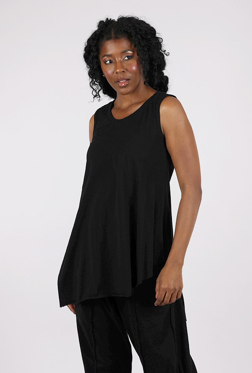 Cynthia Ashby Knit Layer Tunic, Black 