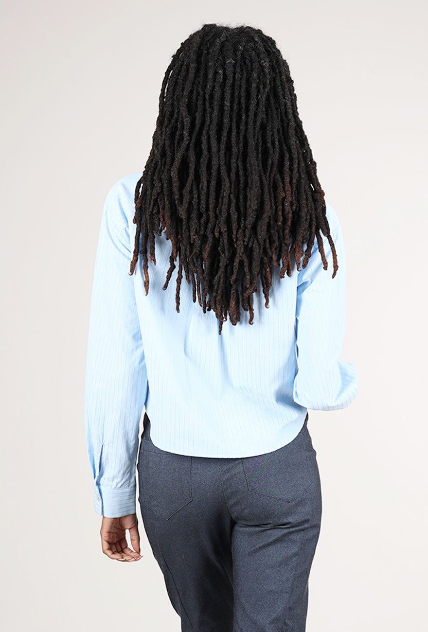 Favorite Daughter The Jenni Top, Blue Pinstripe 