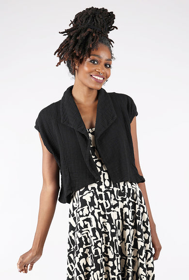 Cynthia Ashby Athena Topper, Black