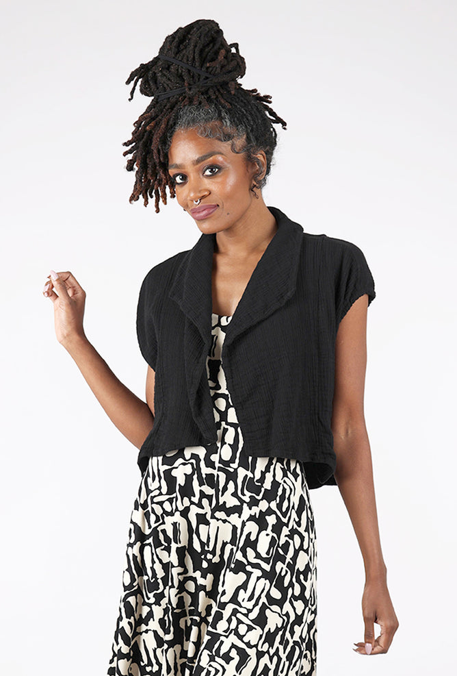 Cynthia Ashby Athena Topper, Black