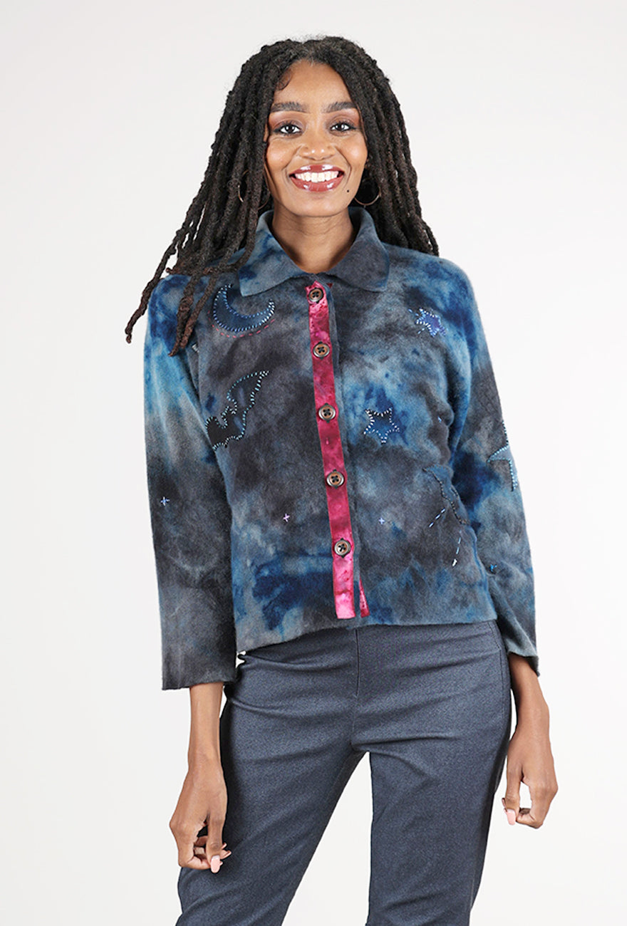 Galadriel Mattei Polo Decon Relaxed Crop, Nocturne 