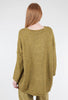 Alembika Pullover High Low Sweater, Ochre 
