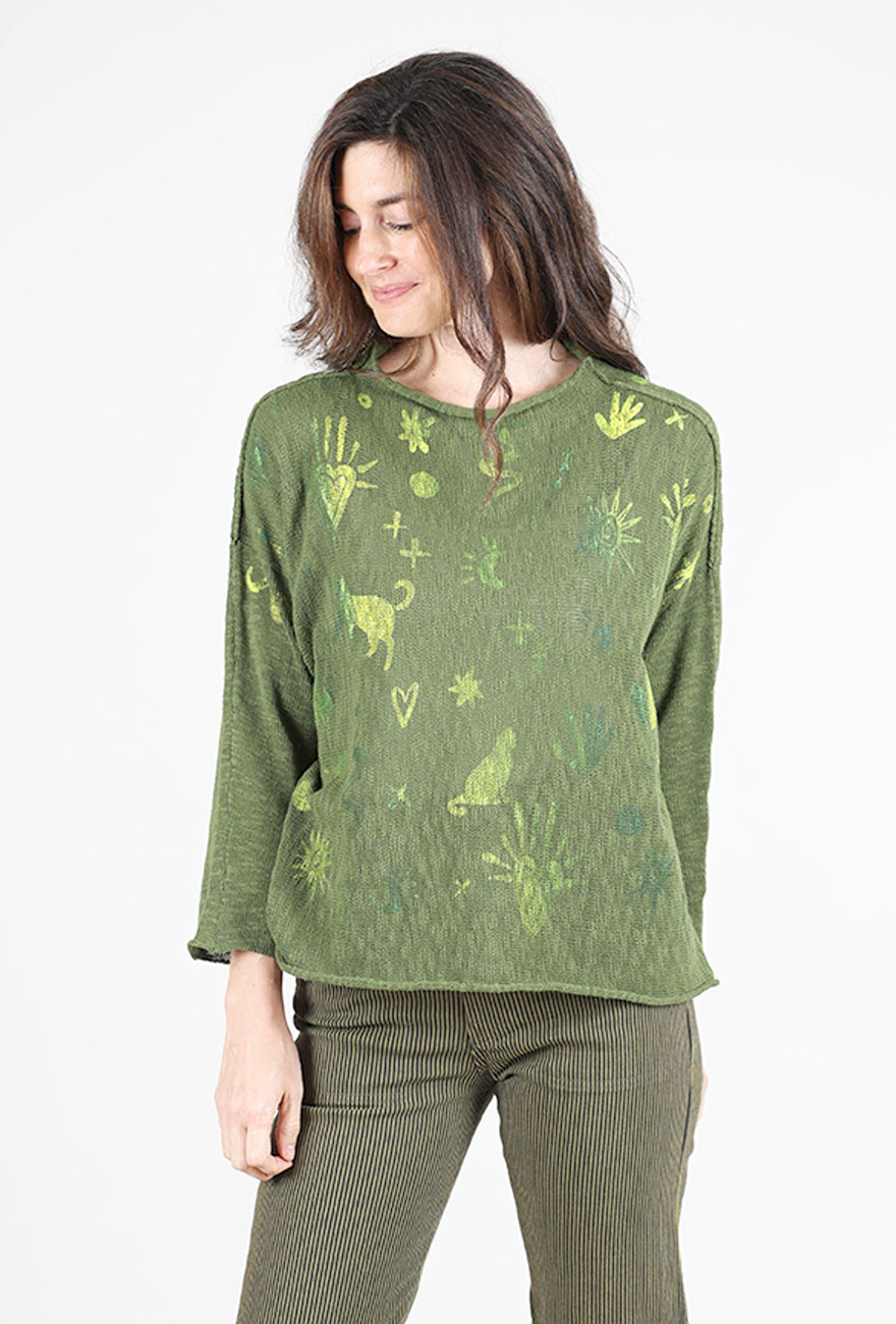 Paper Temples RBG Mock Pullover 