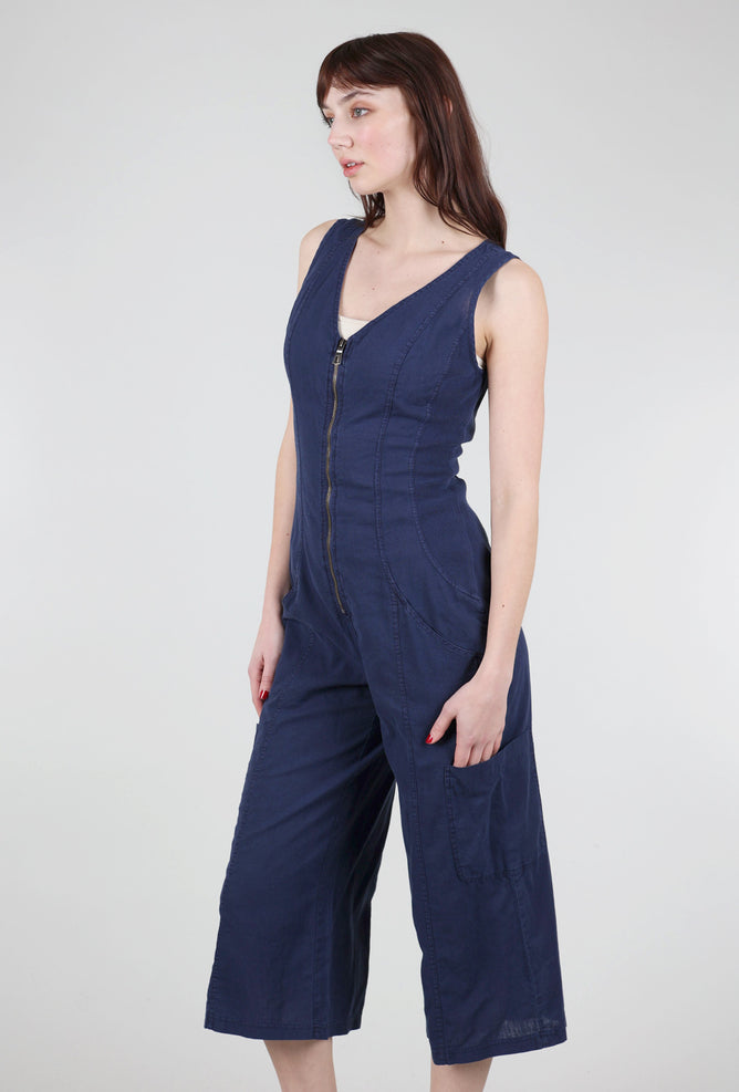 XCVI Linen Norris Jumpsuit, Adrift 