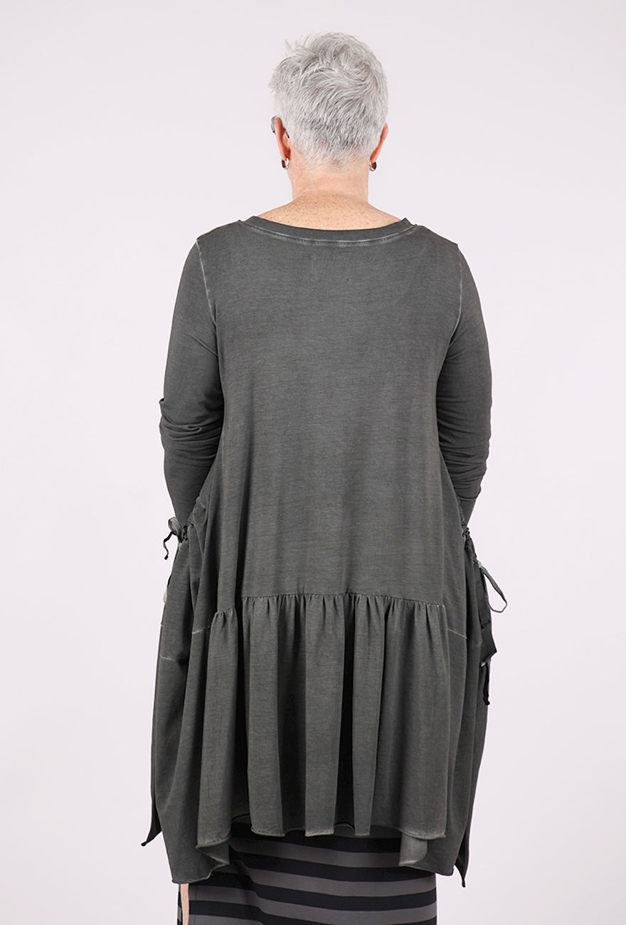 Pluslavie Ribbon Jacket Long, Asphalt 