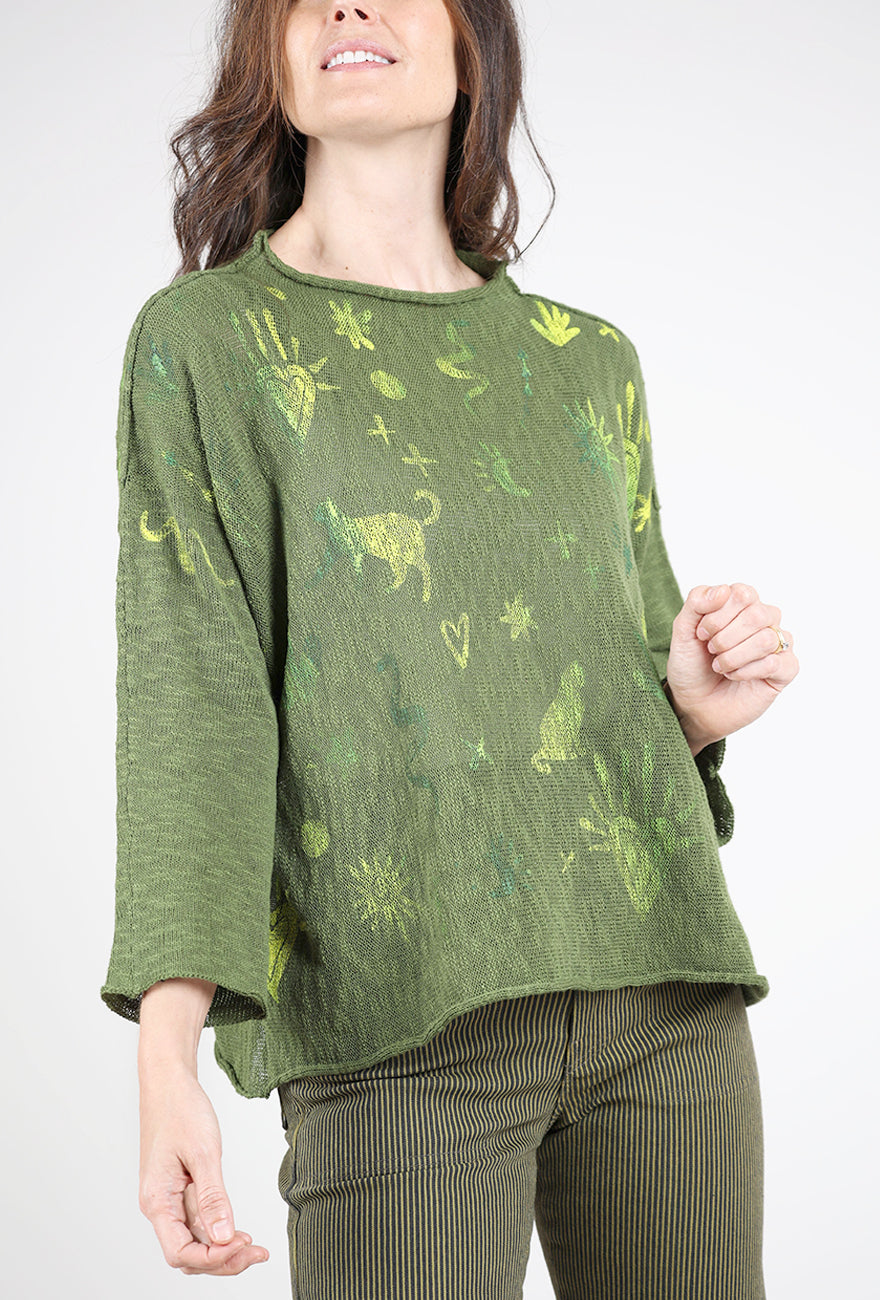 Paper Temples RBG Mock Pullover 