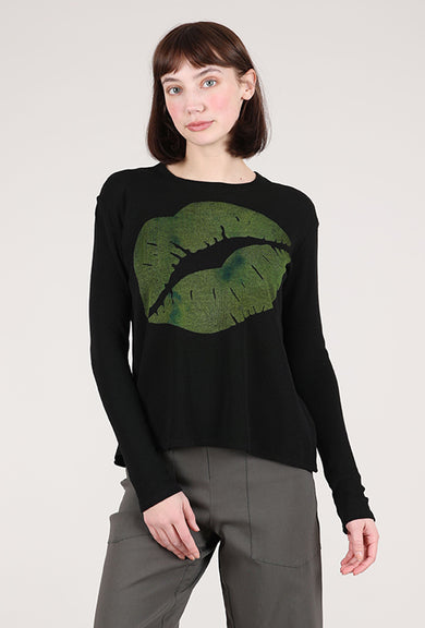 Heyne Bogut Kiss Me Thermal Top, Black/Khaki 