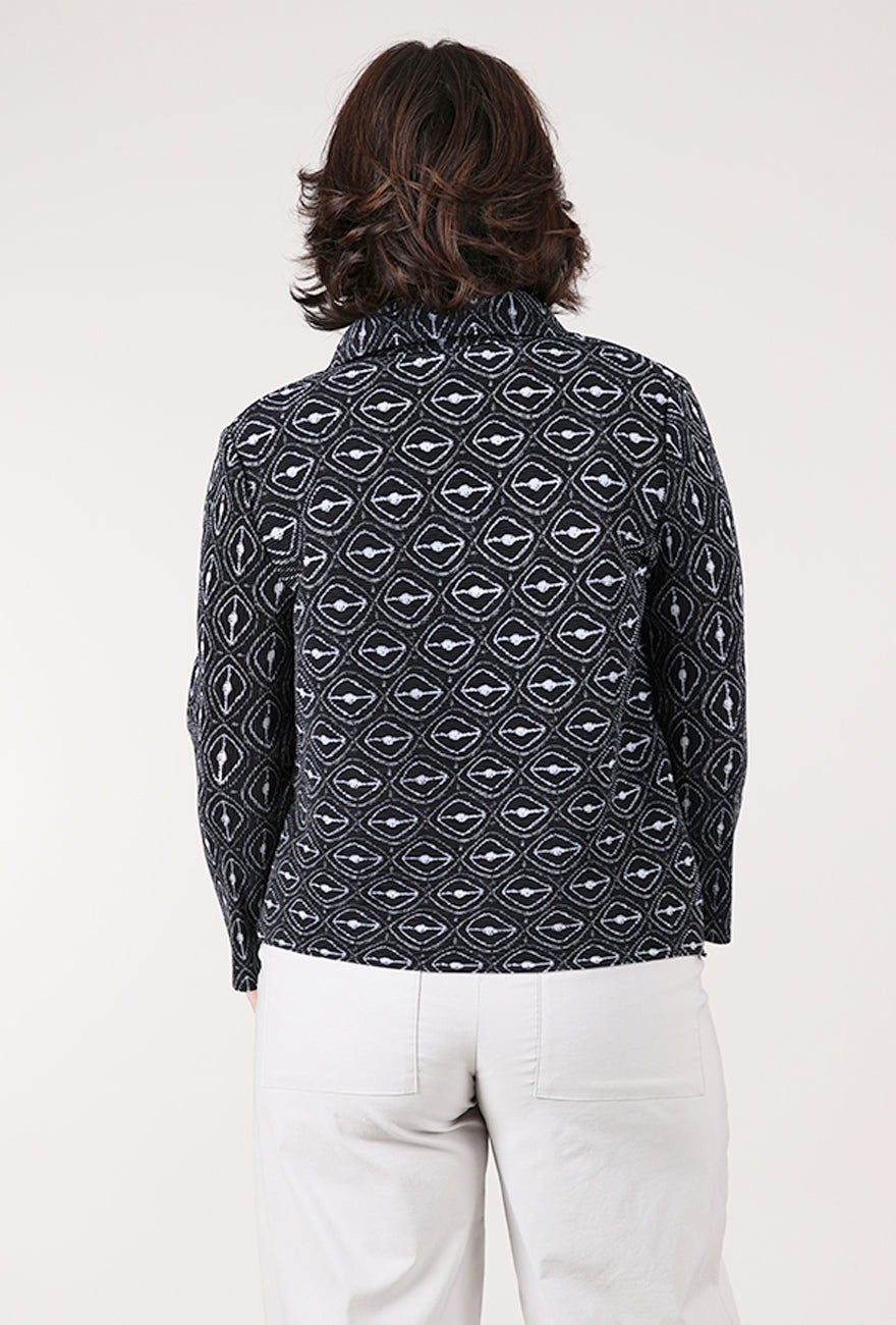 Olivia by Habitat Parisian Pleats Night Out Jacket, Black 