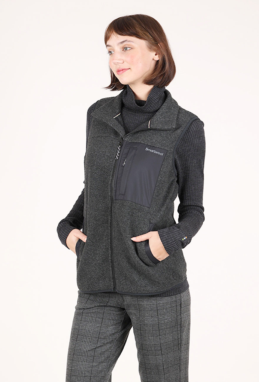 Smartwool Second Cut Fleece Vest, Black 
