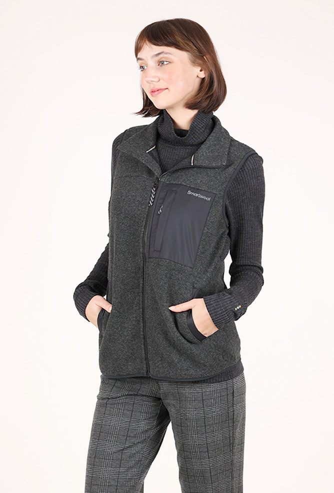 Smartwool Second Cut Fleece Vest, Black 