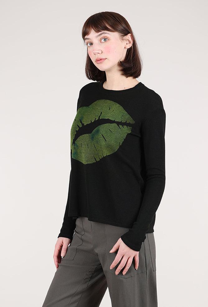 Heyne Bogut Kiss Me Thermal Top, Black/Khaki 