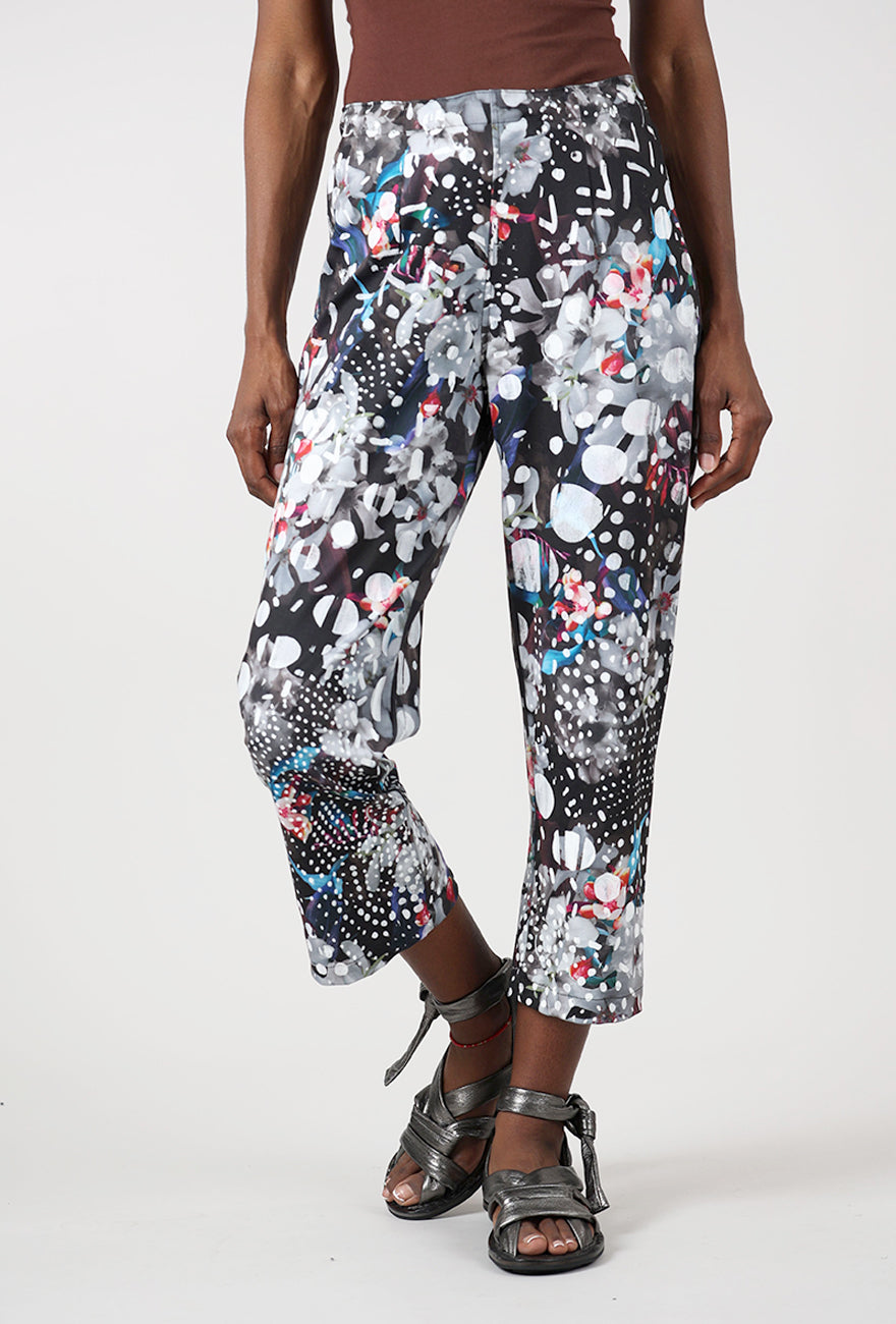 Kick Pant, Black Floral