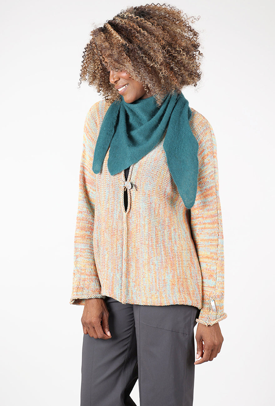 Solid Open Knit Bandana, Timber Angle 2
