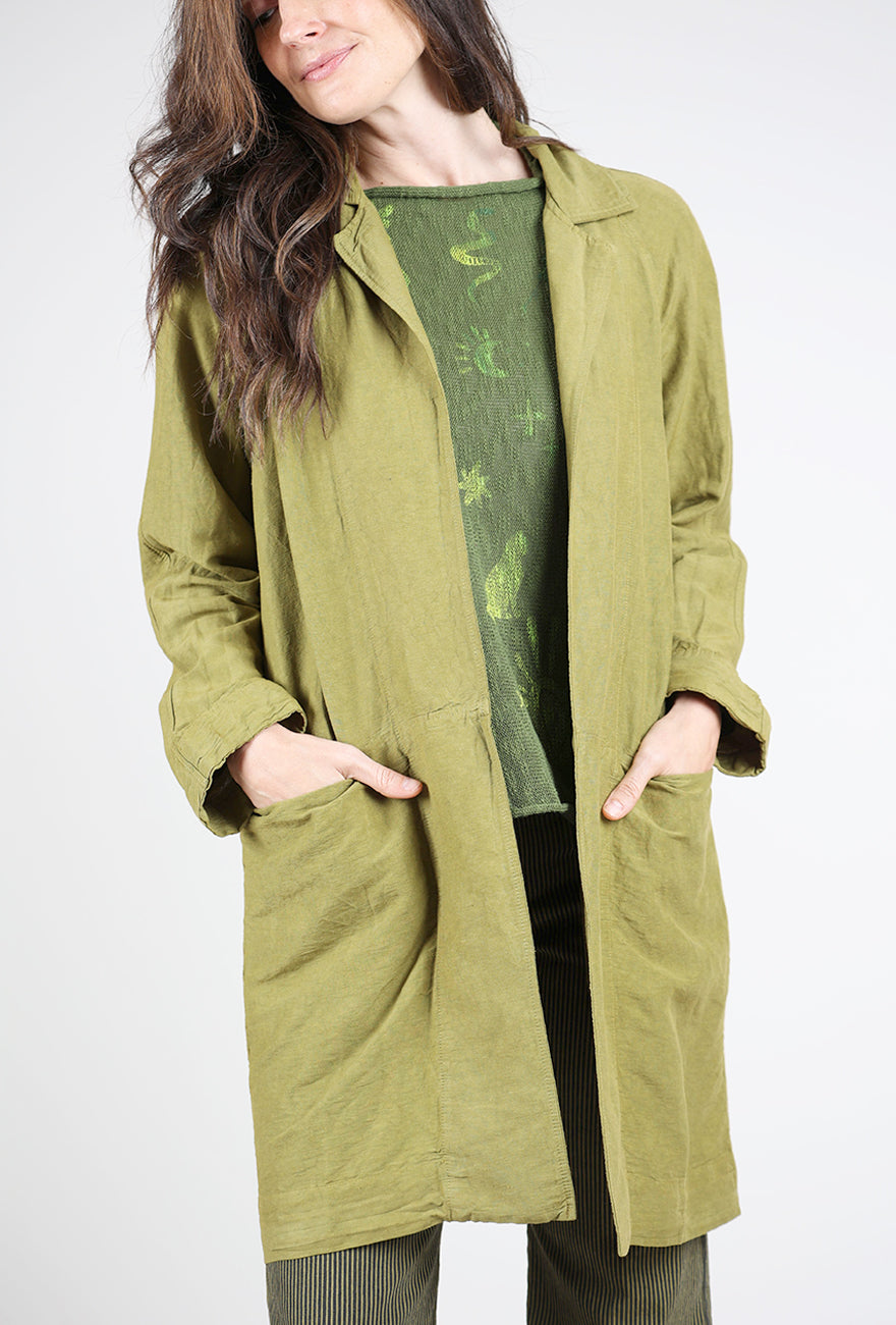 Prairie Underground Silk Habitual Coat, Herb 