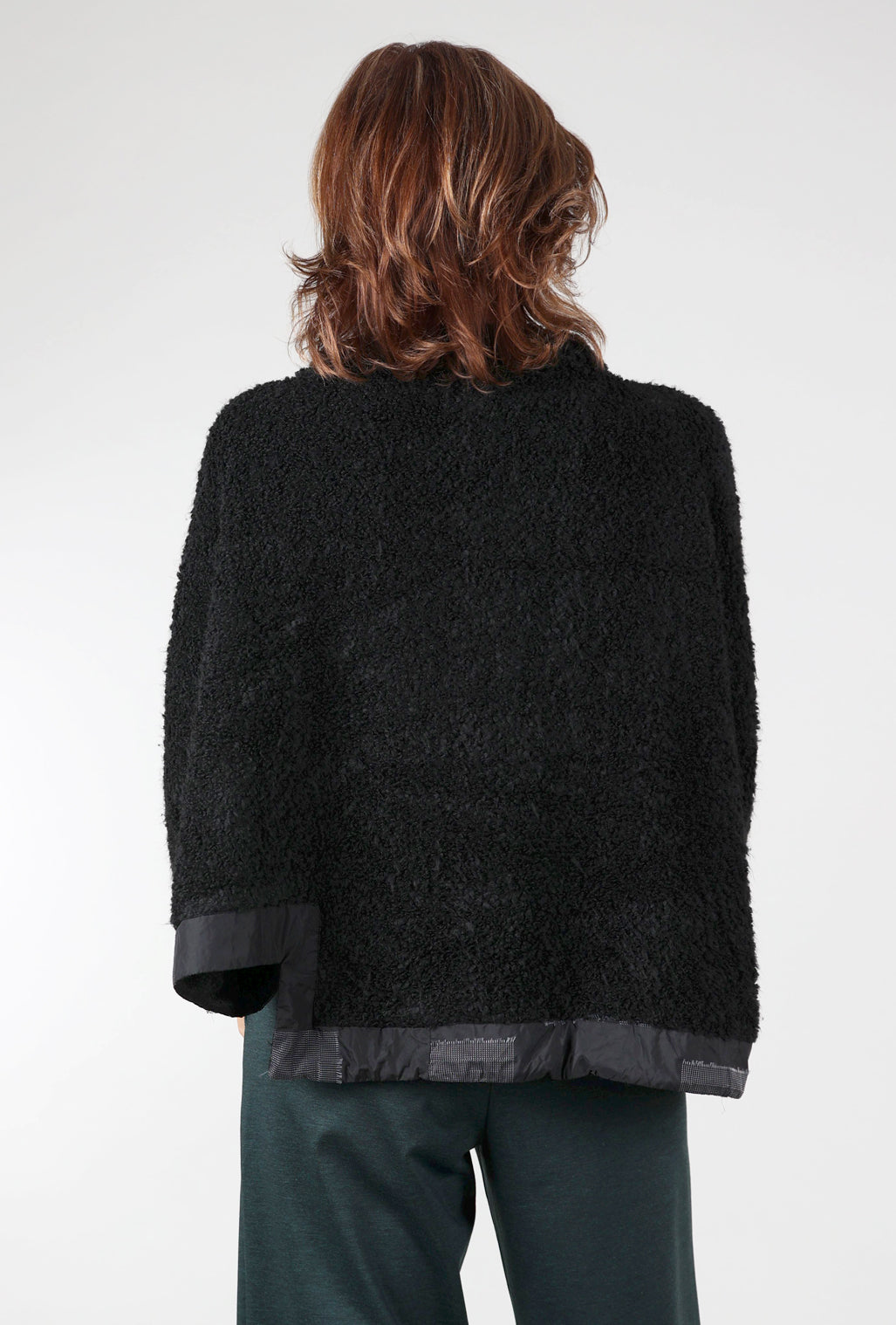 Alembika Fuzzy Squares Top, Black 