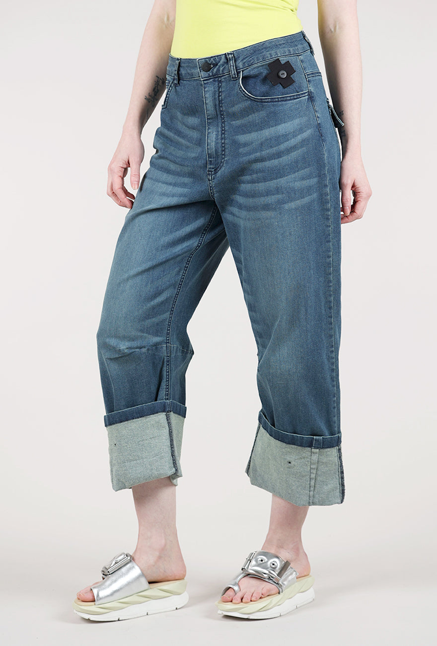 Pluslavie Big Balloon Jeans, Blue 