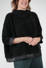 Alembika Fuzzy Squares Top, Black 