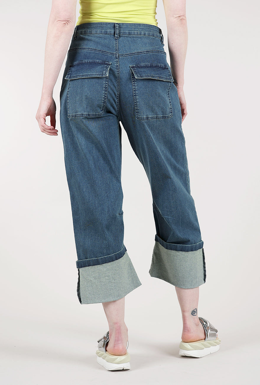 Pluslavie Big Balloon Jeans, Blue 