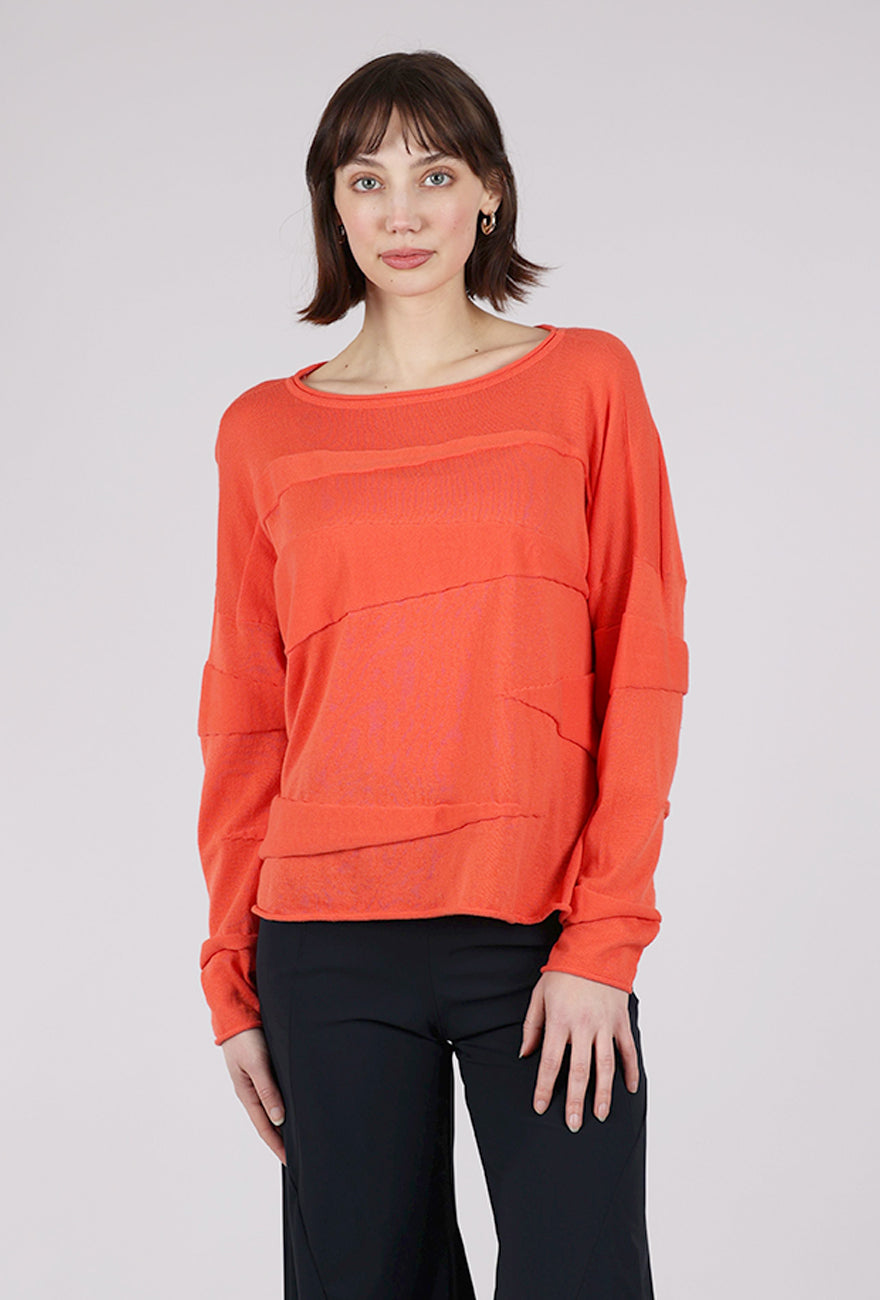 Planet Zig Zag Sweater, Grenadine 