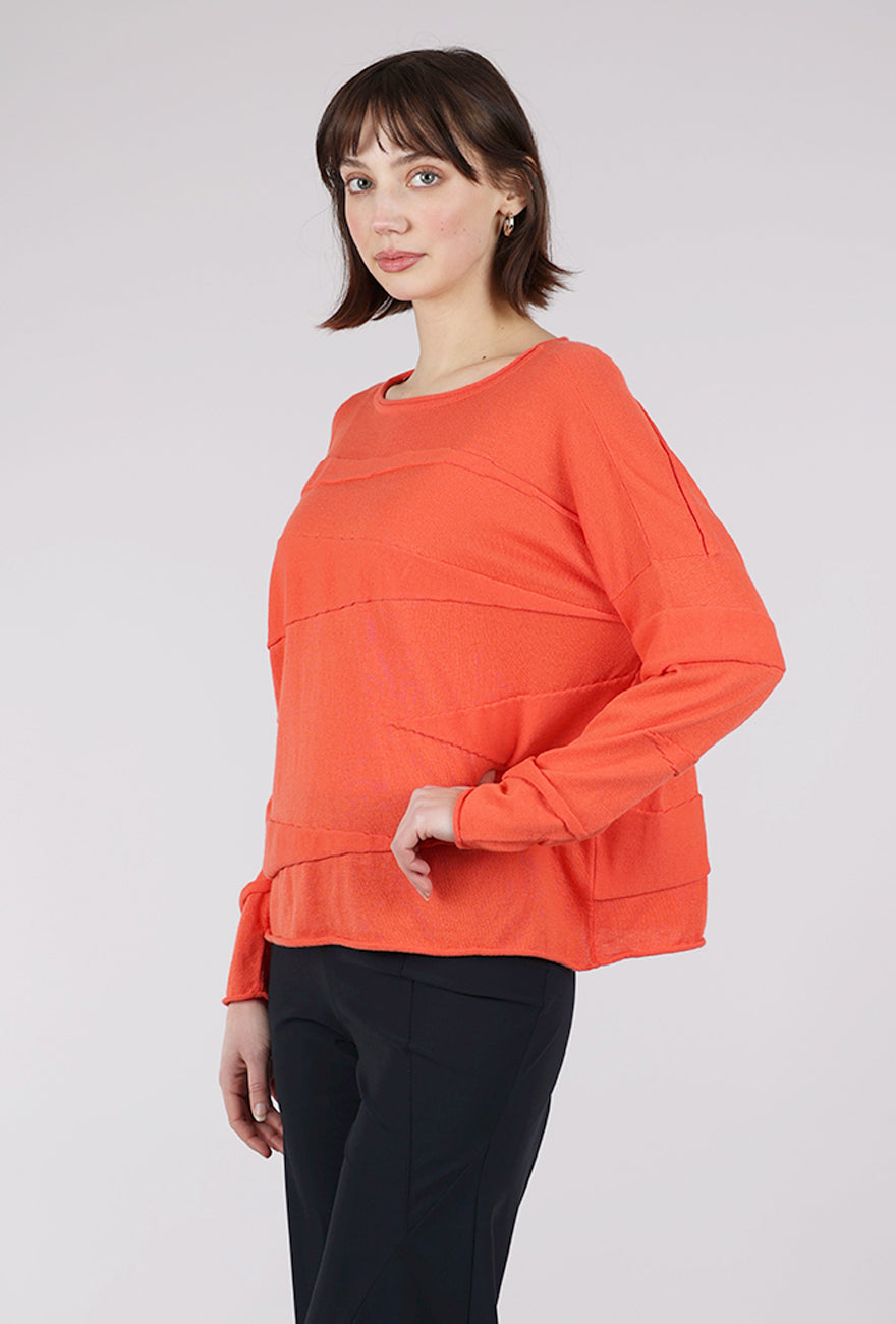 Planet Zig Zag Sweater, Grenadine 