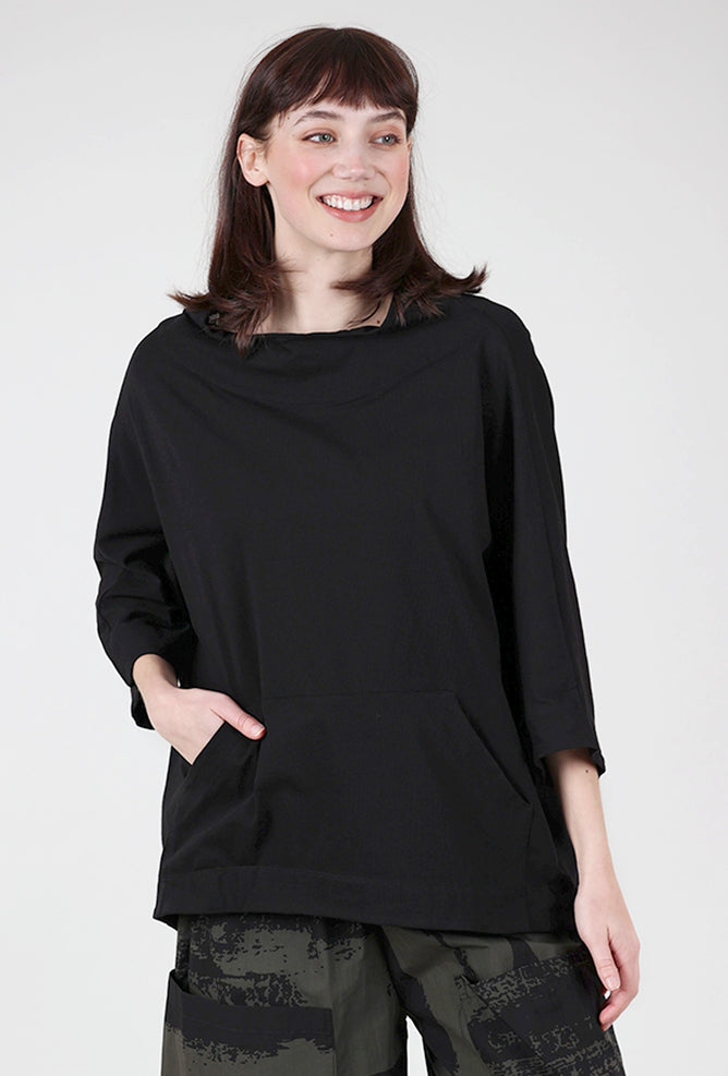 Alembika Kangaroo Pocket Swing Top, Black 