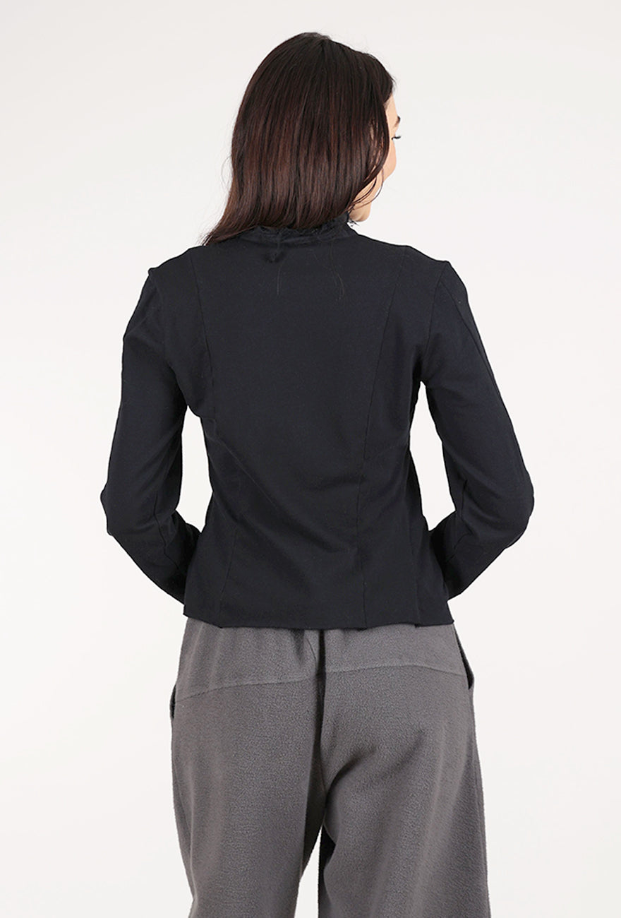 Pal Offner Cotton Patched Mini Penguin Jacket, Black 