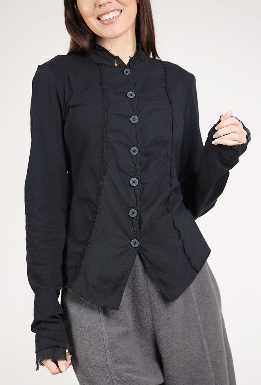 Pal Offner Cotton Patched Mini Penguin Jacket, Black 