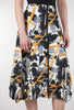 Kozan Astrid Zip Skirt, Negroni Print 