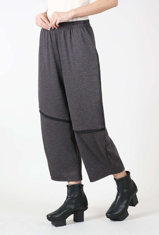 Knit Connie Lantern Leg, Gray Angle 2