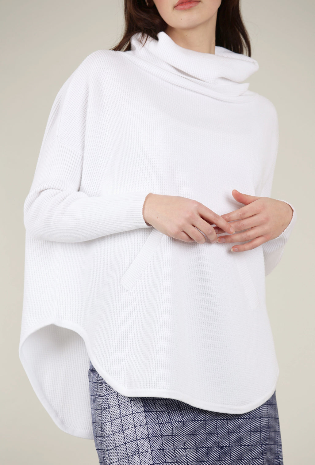 Planet Favorite Waffle Cowl, White One Size White