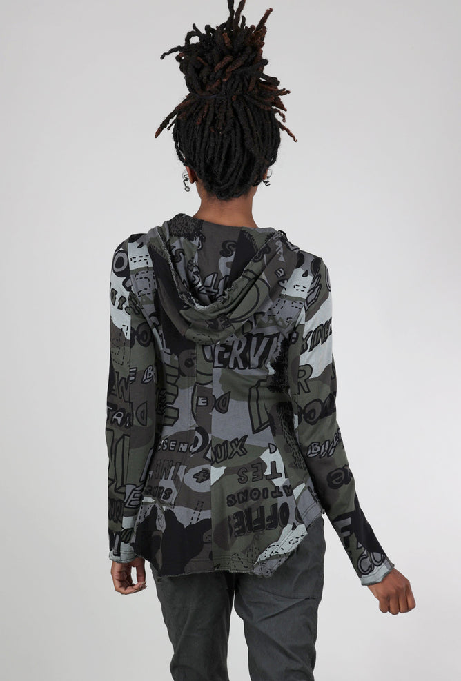 Rundholz French Terry Dressy Hoodie, Jungle Multi 