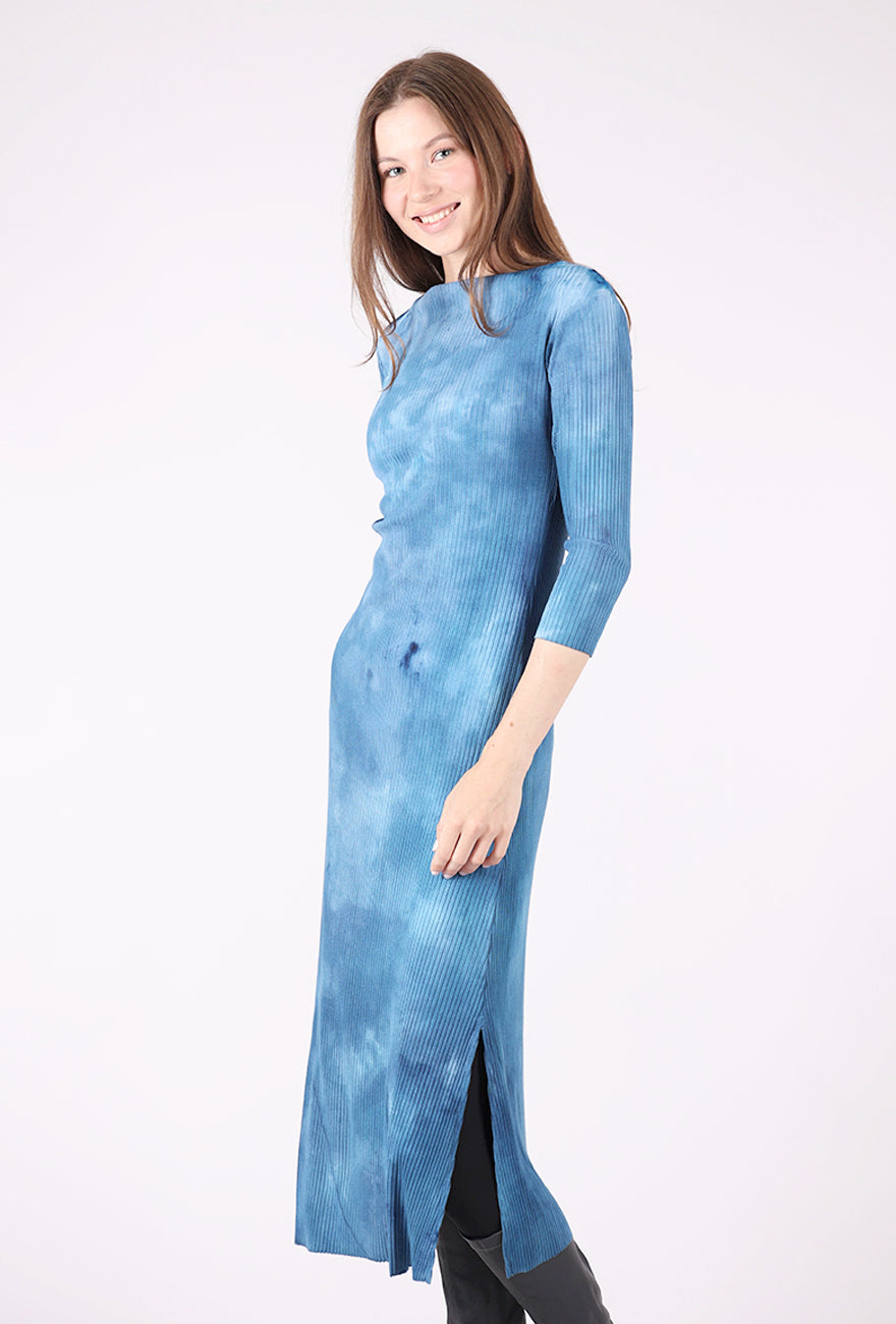 Heyne Bogut Maxi Pinch Dress, Ice Blue 