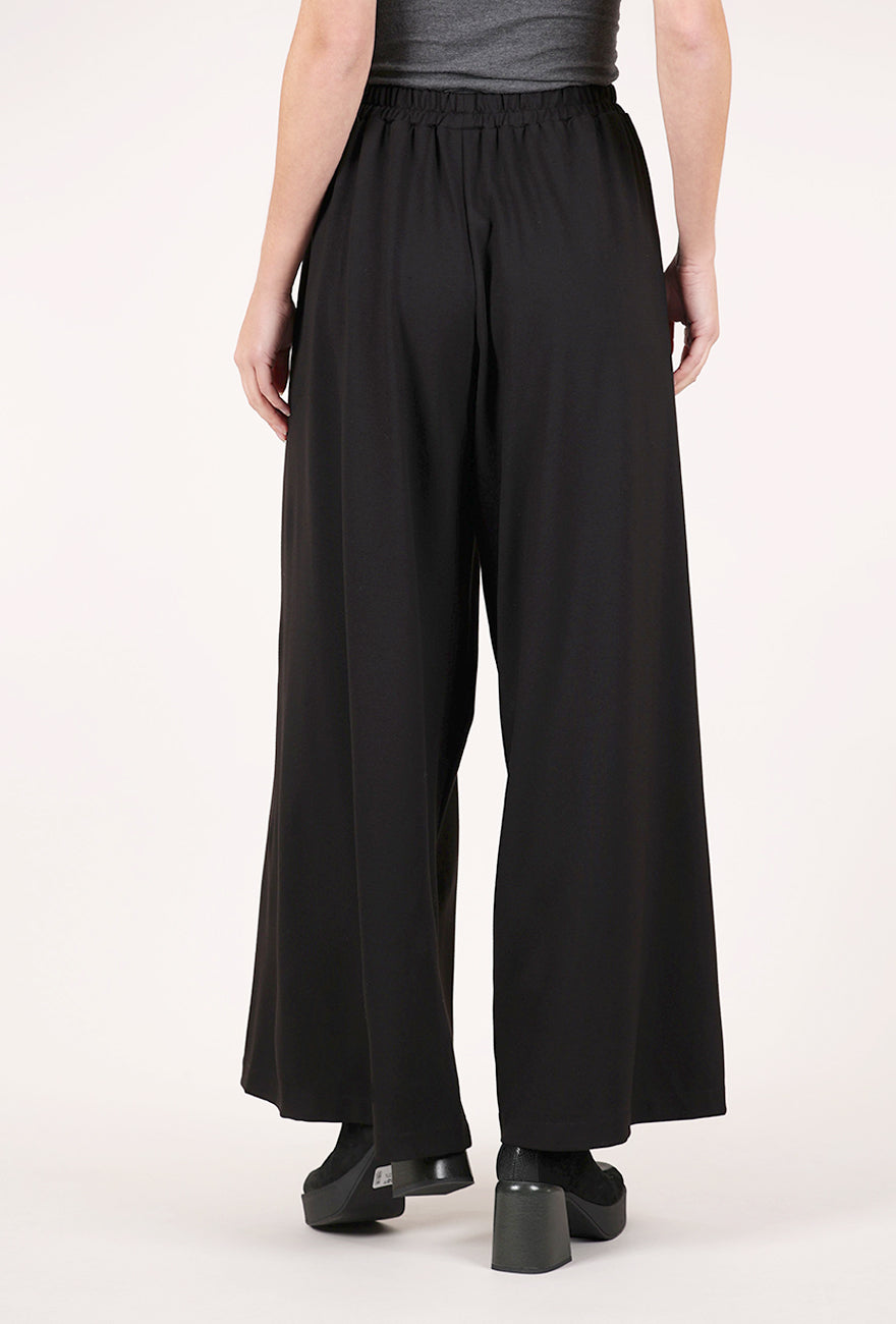 Planet Single Pleat Ponte Pant, Black 