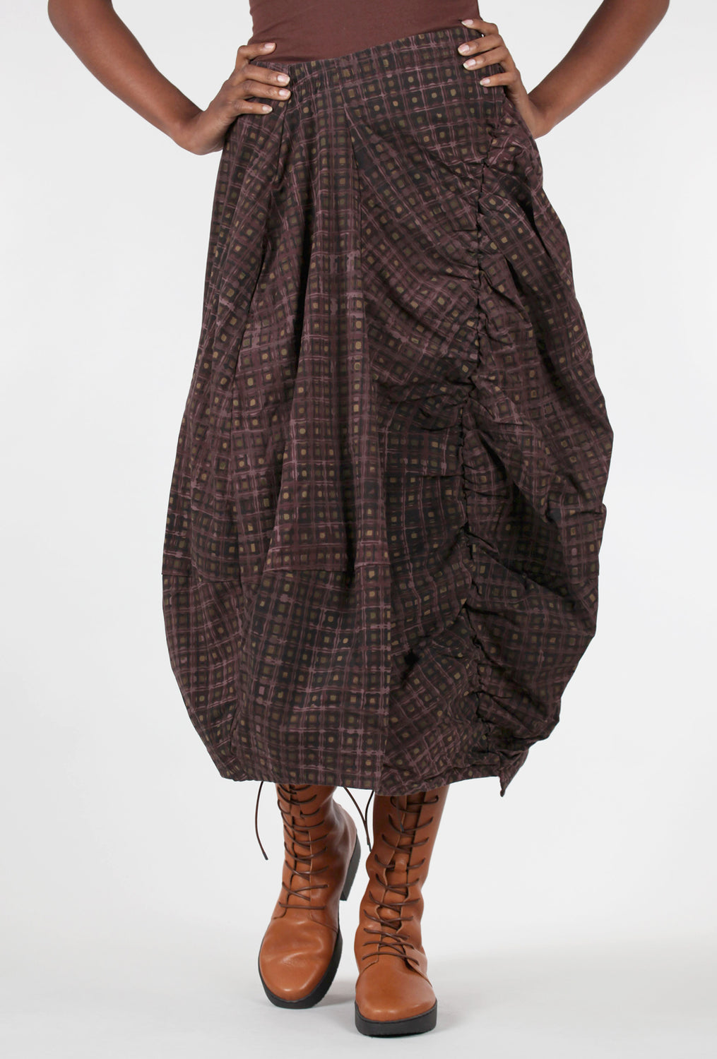 Rundholz Stretch Module Flourish Skirt, Bronze 
