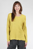 Fenini Pintuck Linda Top, Canary Yellow 