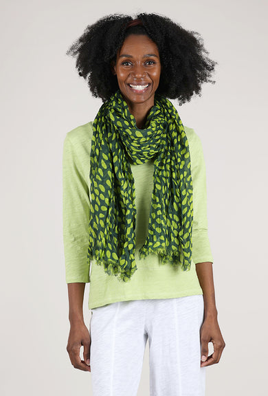 See Design Cheetah Forest Scarf, Forest/Pine 